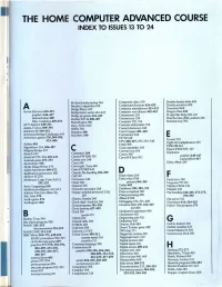 The Home Computer Advanced Course A