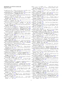 Bibliography from ADS File: Lambert.Bib August 16, 2021 1