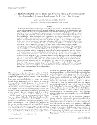 Implications for Porphyry Mo Genesis