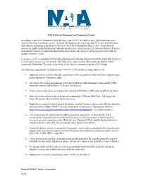 NATA Official Statement on Commotio Cordis According to the U.S