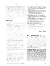 WU CHIEN-SHIUNG (Wu Jianxiong in “An Analysis of Local Variability of Flower Color in Linanthus Pinyin) (B