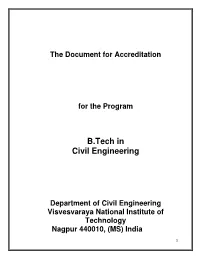 B.Tech in Civil Engineering