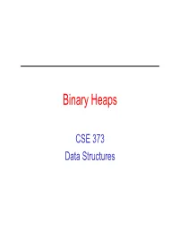 Binary Heaps