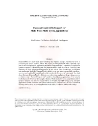 Diamondtouch SDK:Support for Multi-User, Multi-Touch Applications