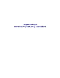 Engagement Report Inland Port Proposed Zoning Modifications Qualtrics Survey Results