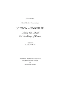 HUTTON and BUTLER Lifting the Lid on the Workings of Power