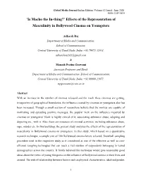 'Is Macho the In-Thing?' Effects of the Representation of Masculinity In