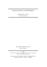 Recursion Patterns As Hylomorphisms