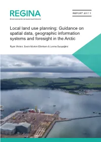 Report: Local Land Use Planning: Guidance on Spatial Data