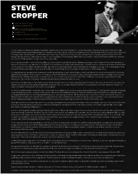 Steve Cropper | Primary Wave Music