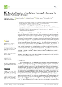 The Baseline Structure of the Enteric Nervous System and Its Role in Parkinson’S Disease