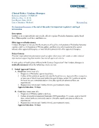 Lindane Shampoo Reference Number: CP.PMN.09 Effective Date: 11.01.06 Last Review Date: 08.20 Line of Business: Medicaid Revision Log