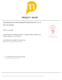 Marrying Stoicism with Platonism? Pseudo-Plutarch's Use of the Circe Episode
