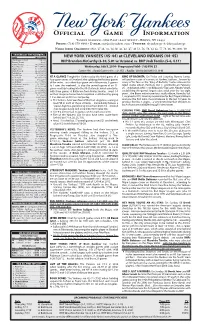 Official Game Information