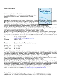 Piperazine Are Toll-Like Receptor 4 Antagonists, Inhibit NF-Κb Activation, and Decrease TNF-Alpha Secretion in Primary Microglia