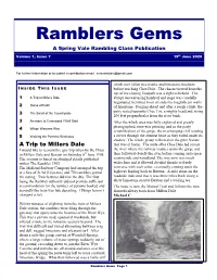 Ramblers Gems a Spring Vale Rambling Class Publication