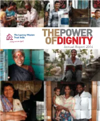 Annual Report 2014 THEME of TLMTI ANNUAL REPORT 2014: the POWER of DIGNITY Introduction to the Theme