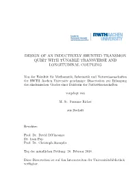 Design of an Inductively Shunted Transmon Qubit with Tunable Transverse and Longitudinal Coupling