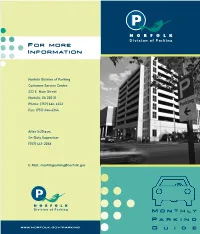 Monthly Parking Guide (PDF)