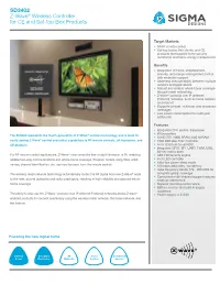 SD3402 Z-Wave® Wireless Controller for CE and Set-Top Box Products