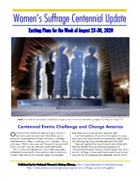 Exciting Plans for the Week of August 23-30, 2020