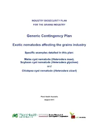 Exotic Nematodes of Grains CP