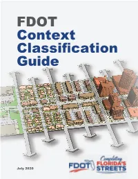 FDOT Context Classification Guide