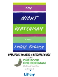 The Night Watchman: Operator's Manual
