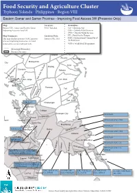 Typhoon Haiyan (Yolanda) Food Distribution Coverage