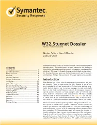 W32.Stuxnet Dossier Version 1.2 (November 2010)