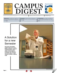 A Solution for a New Semester