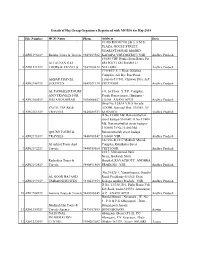 File Number HGO Name Phone Address State 1 AP01196119