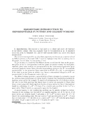 Elementary Introduction to Representable Functors and Hilbert Schemes