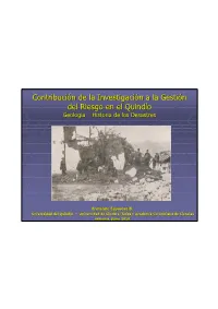 Historia De Los Desastres