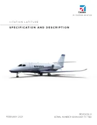 Specification and Description