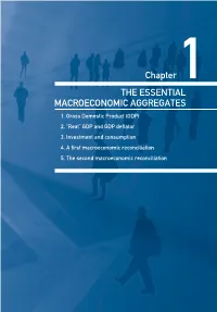 THE ESSENTIAL MACROECONOMIC AGGREGATES Chapter 1