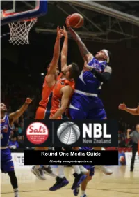 2018 Sal's NBL: Round One Media Guide