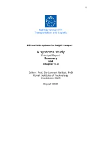 A Systems Study Principal Report Summary and Chapter 1-3