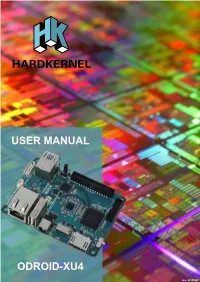 Odroid-Xu4 User Manual