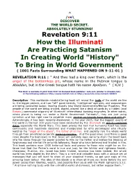 Revelation 9:11 How the Illuminati Are Practicing Satanism in Creating