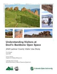 Understanding Visitors at Devil's Backbone Open Space