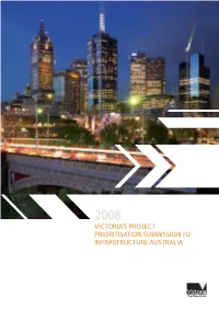 Victoria's Project Prioritisation Submission to Infrastructure Australia