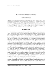 An Account of the Lentibulariaceae of Thailand INTRODUCTION