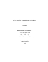 Exploration of an Adaptable Just Intonation System Jeff Snyder