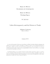 Labor Heterogeneity and the Pattern of Trade