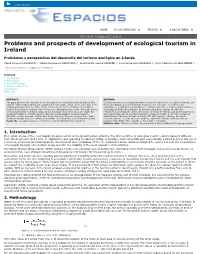 Problems and Prospects of Development of Ecological Tourism in Ireland