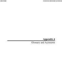 Appendix 4 Glossary and Acronyms Robb Trend Project Appendix 4 – Acronyms and Glossary