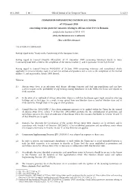 Commission Implementing Decision (Eu)