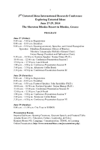 Conference Program