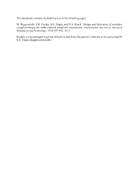 Design and Fabrication of a Multi-Material Compliant Flapping